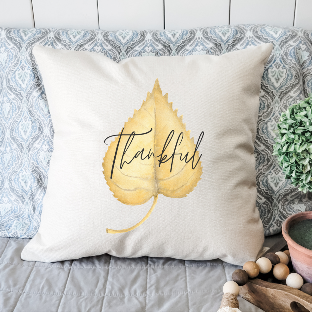 Thankful Pillow Cover
