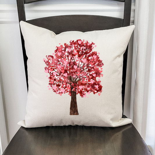 Valentine Tree Pillow Cover