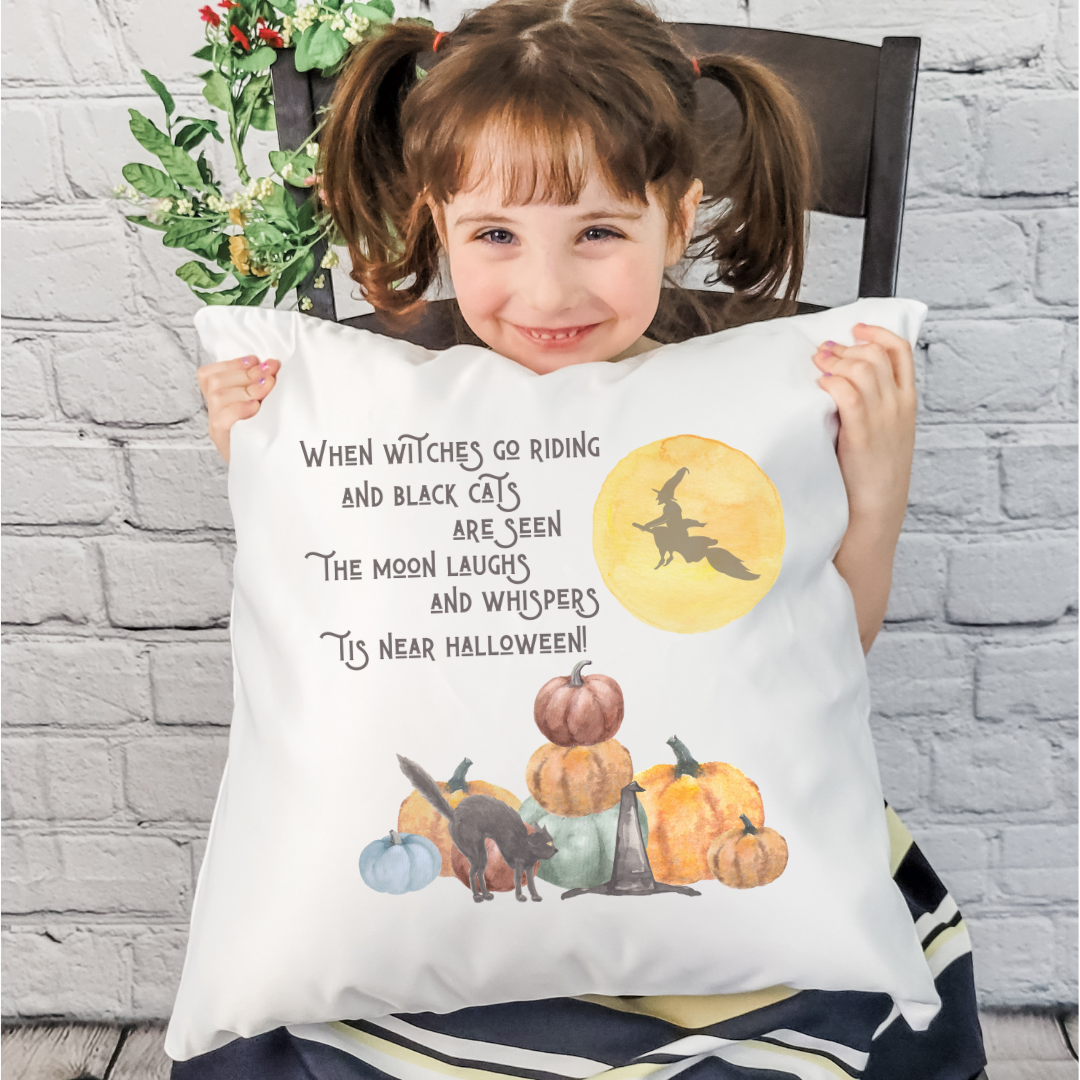 When Witches Go Riding Pillow Cover