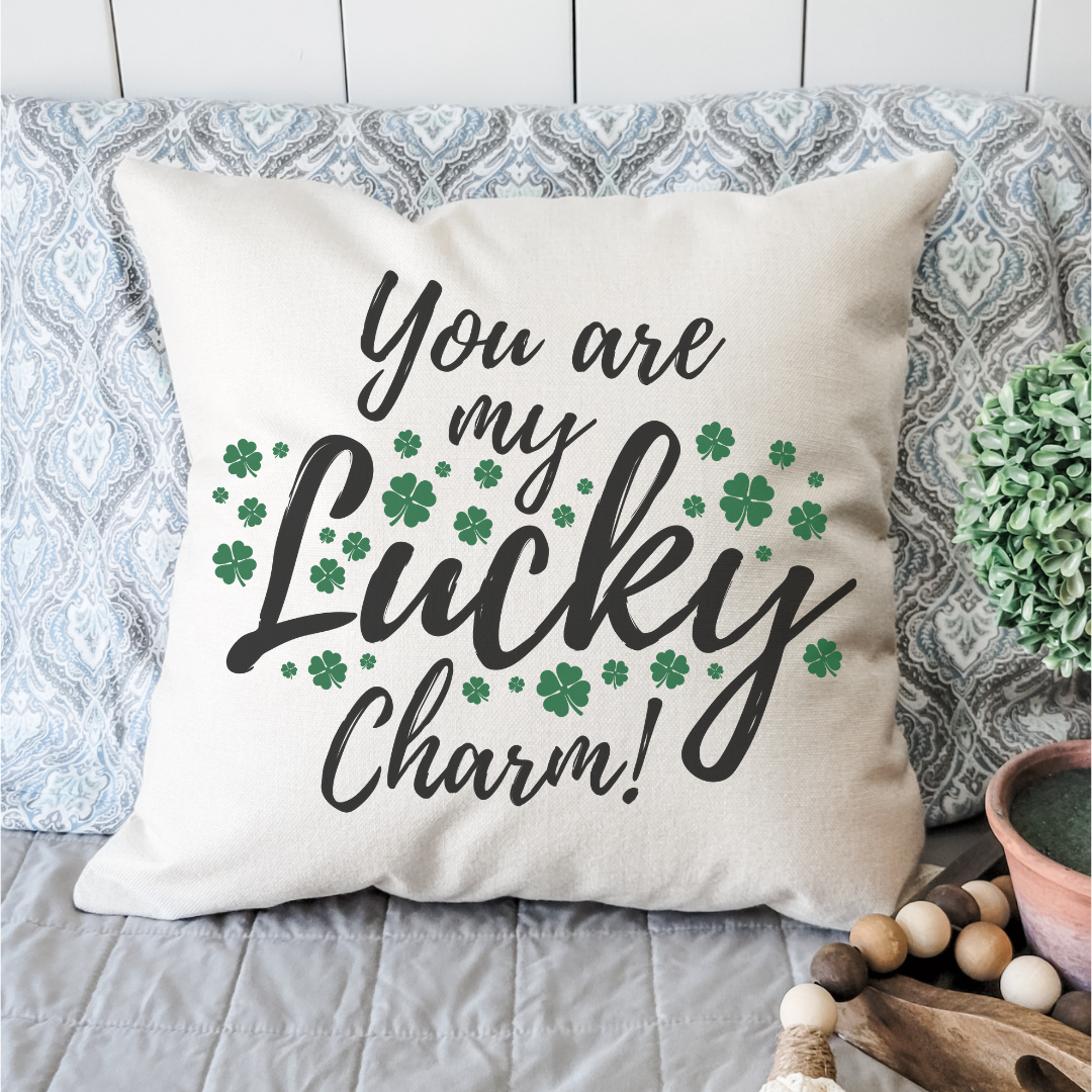 Lucky Charm Pillow Cover