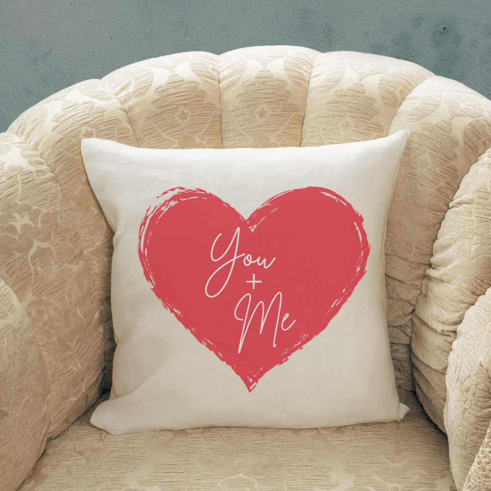 You + Me Pillow Cover